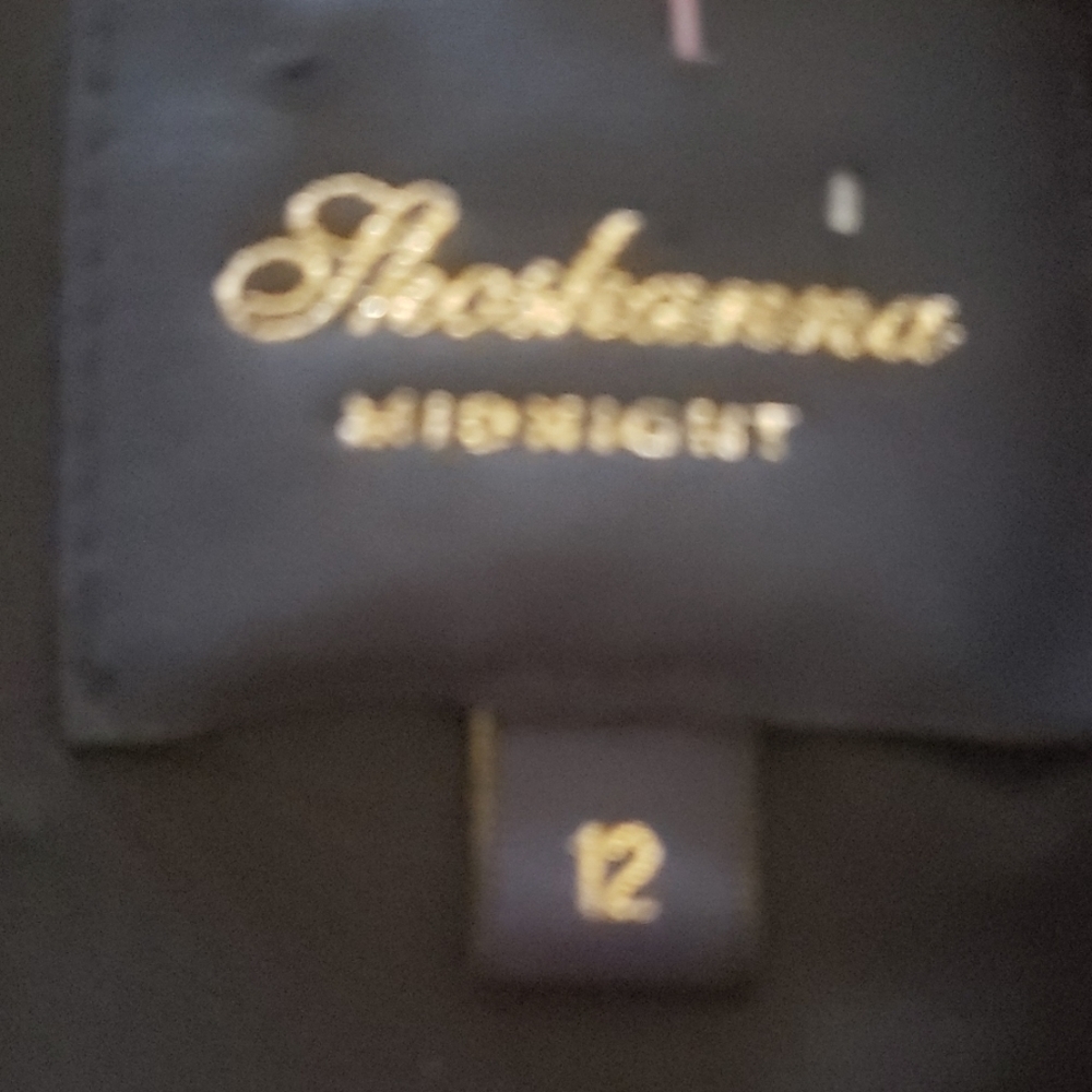 SHOSHANNA MIDNIGHT Sleeveles Satin Fringe Accent Top 12. - Picture 5 of 6